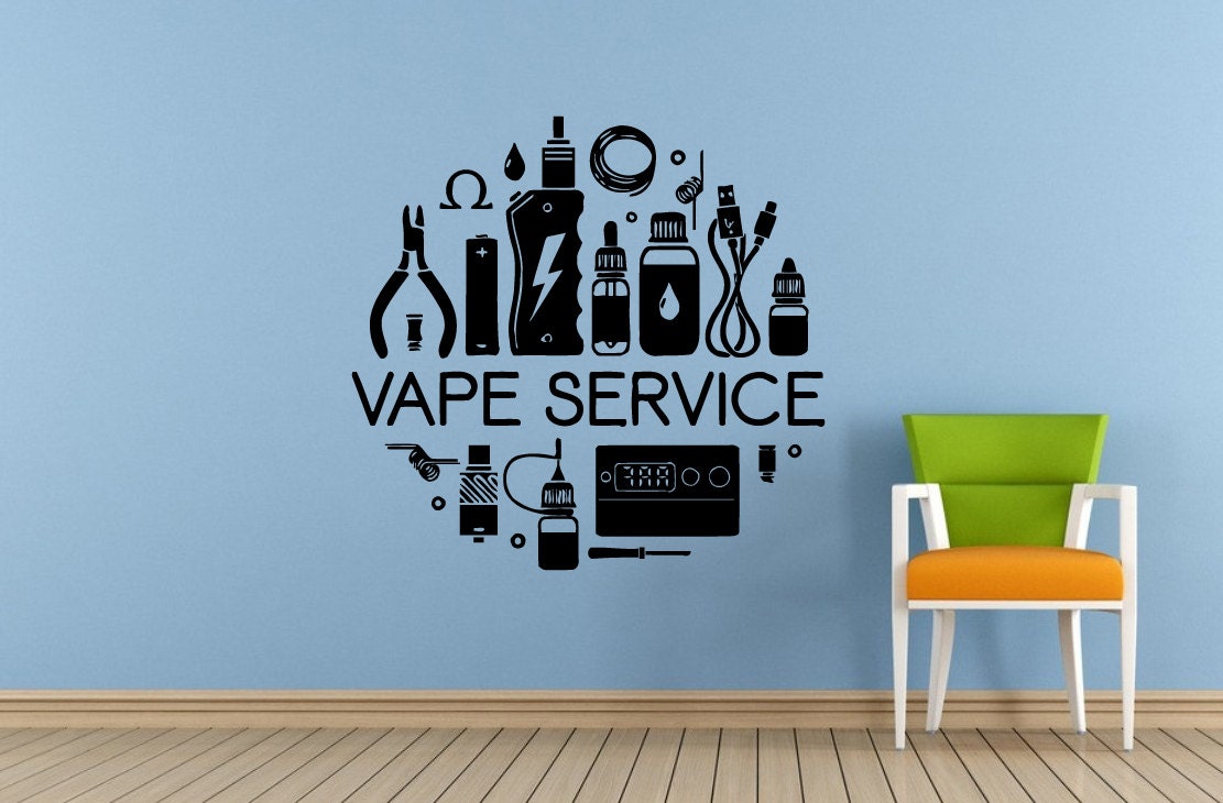 Vaping My Life E Cigarette Vape Service Shop Bar Store Vapor Cloud Window Wall Decal Vinyl Sticker Mural Room Decor L1725 15x24 / Green Vaping My Life E Cigarette Vape Service Shop Bar Store Vapor Cloud Window Wall Decal Vinyl Sticker Mural Room Decor L1725 15x24 / Green