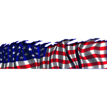 Load image into Gallery viewer, Jeep USA Flag Car Wrap, Jeep USA Flag Car Decal, Jeep USA Flag Car Sticker, Jeep American Flag Car Graphics, 3D USA Flag Racing Stripes Vinyl Decal