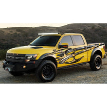 Load image into Gallery viewer, 3D Tribal Truck Wrap, Tribal Truck Graphics, Tribal Truck Side Full Color Vinyl Sticker, Tribal Truck Vinyl Side Graphics, Tribal Car Sticker
