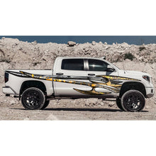 Load image into Gallery viewer, 3D Tribal Truck Wrap, Tribal Truck Graphics, Tribal Truck Side Full Color Vinyl Sticker, Tribal Truck Vinyl Side Graphics, Tribal Car Sticker