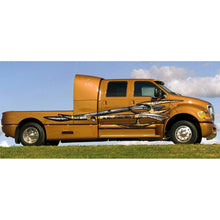 Load image into Gallery viewer, 3D Tribal Truck Wrap, Tribal Truck Graphics, Tribal Truck Side Full Color Vinyl Sticker, Tribal Truck Vinyl Side Graphics, Tribal Car Sticker
