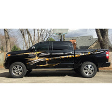 Load image into Gallery viewer, 3D Tribal Truck Wrap, Tribal Truck Graphics, Tribal Truck Side Full Color Vinyl Sticker, Tribal Truck Vinyl Side Graphics, Tribal Car Sticker