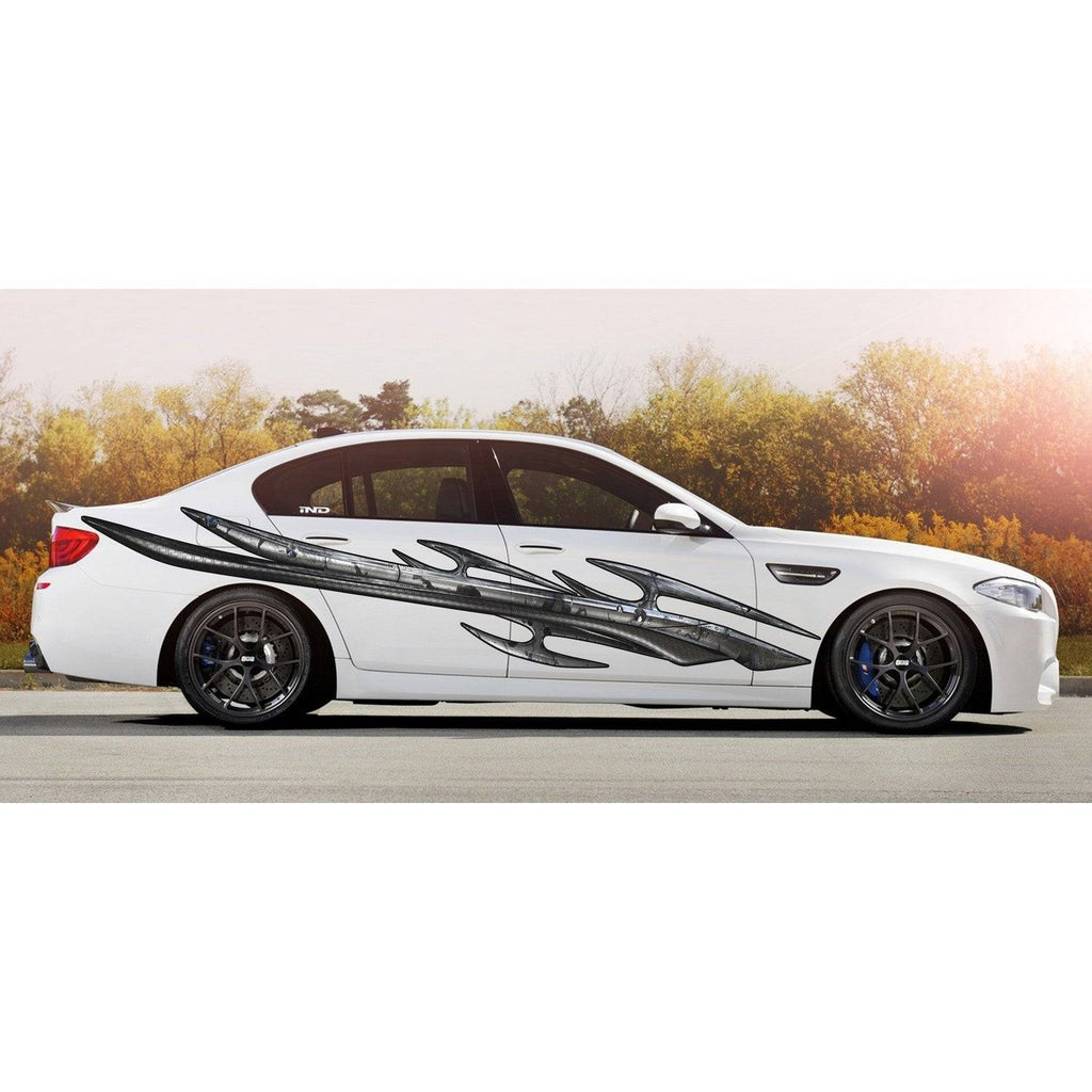 Tribal Car Vinyl Wrap, Tribal Car Decal, Tribal Car Sticker, Tribal Car Graphics, Tribal Racing Stripes Vinyl Decal