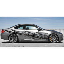 Load image into Gallery viewer, Tribal Car Vinyl Wrap, Tribal Car Decal, Tribal Car Sticker, Tribal Car Graphics, Tribal Racing Stripes Vinyl Decal