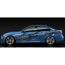 Load image into Gallery viewer, Tribal Car Vinyl Wrap, Tribal Car Decal, Tribal Car Sticker, Tribal Car Graphics, Tribal Racing Stripes Vinyl Decal