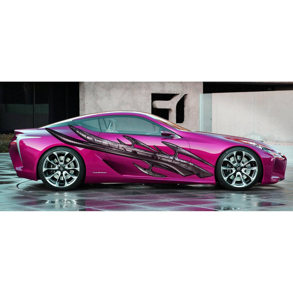 Tribal Car Vinyl Wrap, Tribal Car Decal, Tribal Car Sticker, Tribal Car Graphics, Tribal Racing Stripes Vinyl Decal