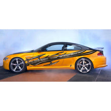 Load image into Gallery viewer, Tribal Car Vinyl Wrap, Tribal Car Decal, Tribal Car Sticker, Tribal Car Graphics, Tribal Racing Stripes Vinyl Decal