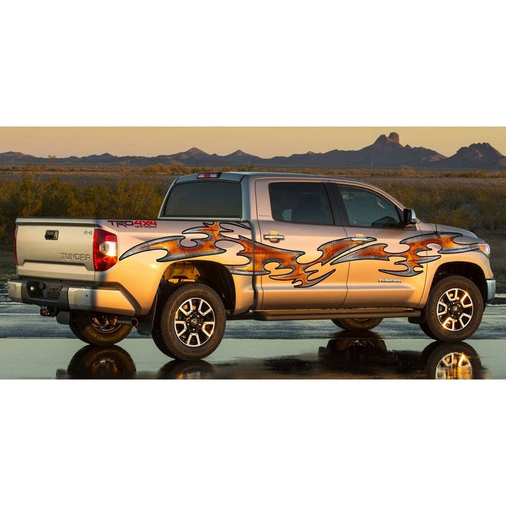 Tribal Truck Wrap, Tribal Truck Graphics, Tribal Truck Side Full Color Vinyl Sticker, Tribal Truck Vinyl Side Graphics, Tribal Car Sticker