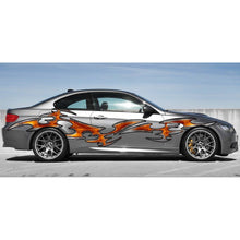 Load image into Gallery viewer, Tribal Car Wrap, Tribal Car Decal, 3D Tribal Car Sticker, 3D Tribal Car Graphics, 3D Tribal Racing Stripes Vinyl Decal