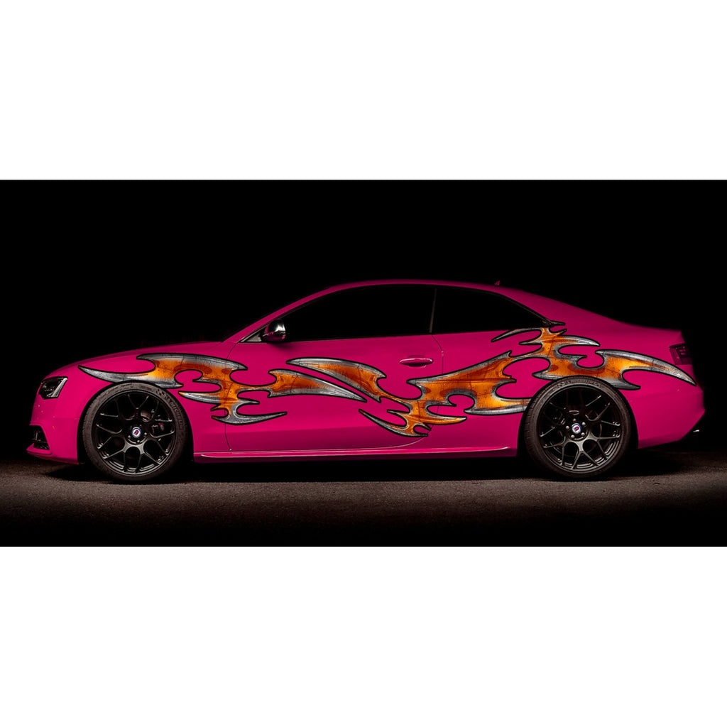 Tribal Car Wrap, Tribal Car Decal, 3D Tribal Car Sticker, 3D Tribal Car Graphics, 3D Tribal Racing Stripes Vinyl Decal