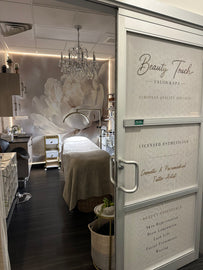 Storefront & Interior Business Branding Package | Perforated Window Film + Custom Wallpaper
