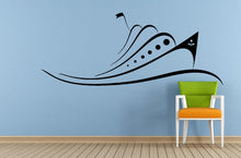 Load image into Gallery viewer, Sail Boat Old Ship Yat Liner Ocean Sea Lake River Transport Wall Decal Vinyl Sticker Mural Room Decor L1690