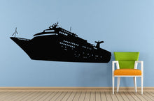 Load image into Gallery viewer, Sail Boat Old Ship Yat Liner Ocean Sea Lake River Transport Wall Decal Vinyl Sticker Mural Room Decor L1698