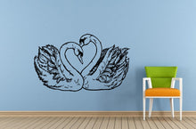 Load image into Gallery viewer, Two Beautiful Graceful Lake Birds Swans Window Wall Decal Vinyl Sticker Mural Room Decor L1723