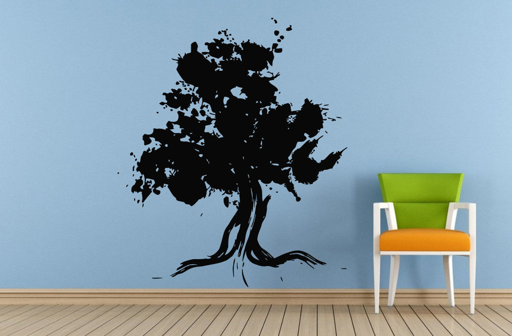 Big Abstract Tree Growing Nature Window Wall Decal Vinyl Sticker Mural Room Decor L1742