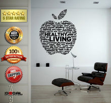 Load image into Gallery viewer, Good Health Healthy Life Style Food Exercise Fitness Wall Vinyl Sticker Mural Room Decor L1816