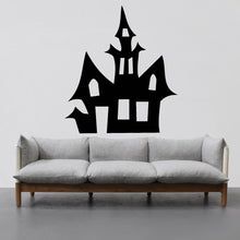 Load image into Gallery viewer, Halloween Castle Scary Hunted House Witch Wall Vinyl Sticker Mural Room Decor L1817