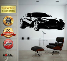 Load image into Gallery viewer, Exotic Super Car Racing Vehicle Fast Ride Decal Vinyl Sticker Mural Room Decor L1771