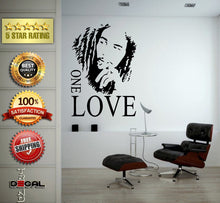 Load image into Gallery viewer, One Love Famous Musician Portrait Poster Music Wall Window Car DIY Sticker Decal Vinyl Silhouette Clip Art Vector Decor Free Shipping L1849