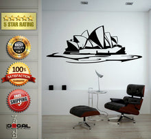 Load image into Gallery viewer, Sydney Opera House Australia Landmark Skyline Wall Window Car DIY Sticker Decal Vinyl Silhouette Clip Art Vector Decor Free Shipping L1850