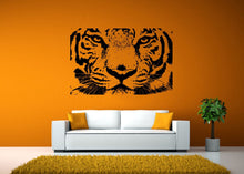 Load image into Gallery viewer, Tiger Head Jungle Cat Predator Animal Stripes Wall Window Sticker Decal Vinyl Silhouette Decor L1895