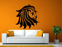 Load image into Gallery viewer, Lion Mane Head Jungle Africa Predator Cat Animal Wall or Window Sticker Decal Vinyl Fathead Mural Decor L1949