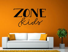 Load image into Gallery viewer, Kids Zone Sign Words Wall or Window Sticker Decal Vinyl Fathead Mural Decor L1976