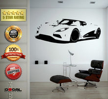 Load image into Gallery viewer, Sports Exotic Racing New Old School Muscle Car Vehicle Wall Vinyl Sticker Mural Room Decor L1830