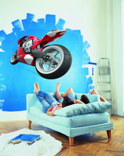 Load image into Gallery viewer, Bike Full Color Decal, Chopper Full color sticker, Crotch Rocket wall art cn 008