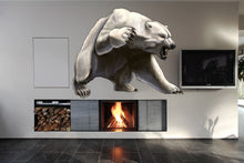 Load image into Gallery viewer, Polar Bear Full Color Decal, White Bear Full color sticker, wall art cn 081