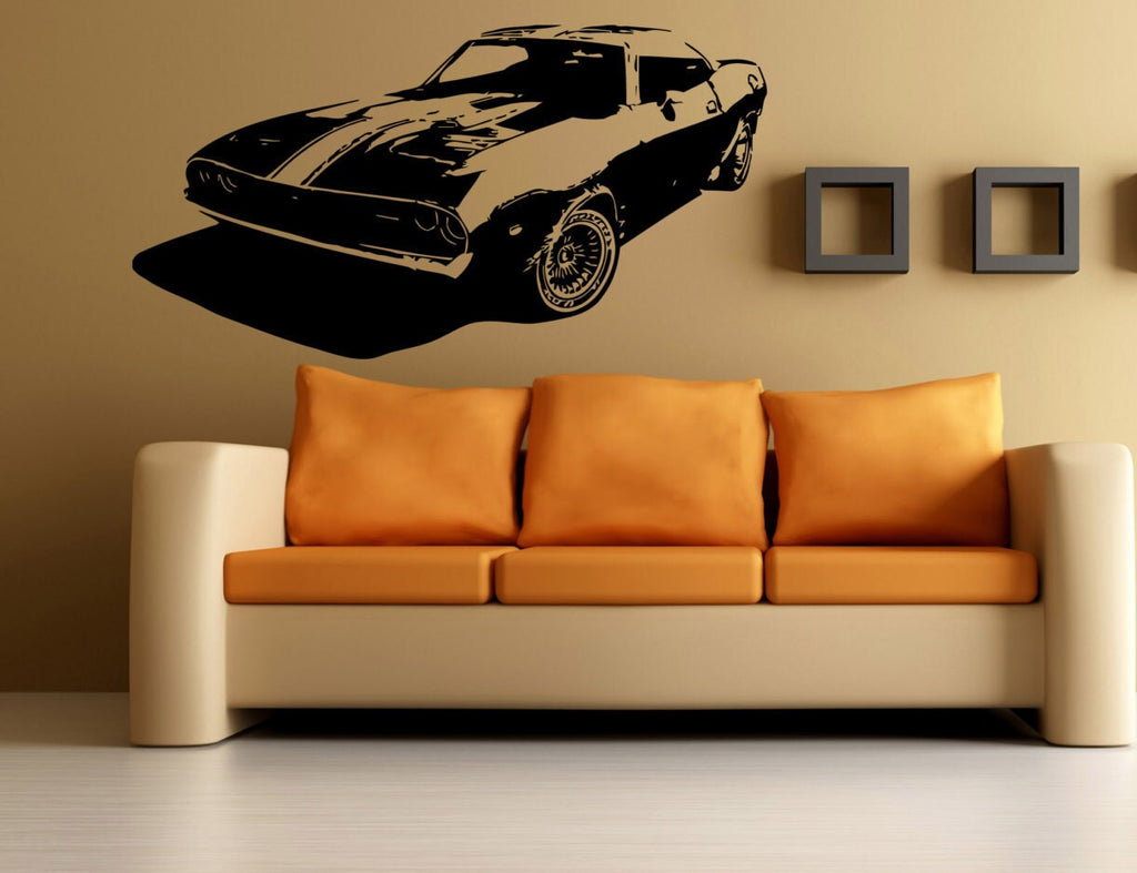American Muscle Racing Sport Cars Wall Window Sticker Decal Vinyl Silhouette Decor L1887