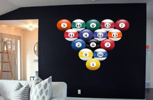 Load image into Gallery viewer, Billiard Full Color Decal, Pool Balls Board Full color sticker, wall art cn 098