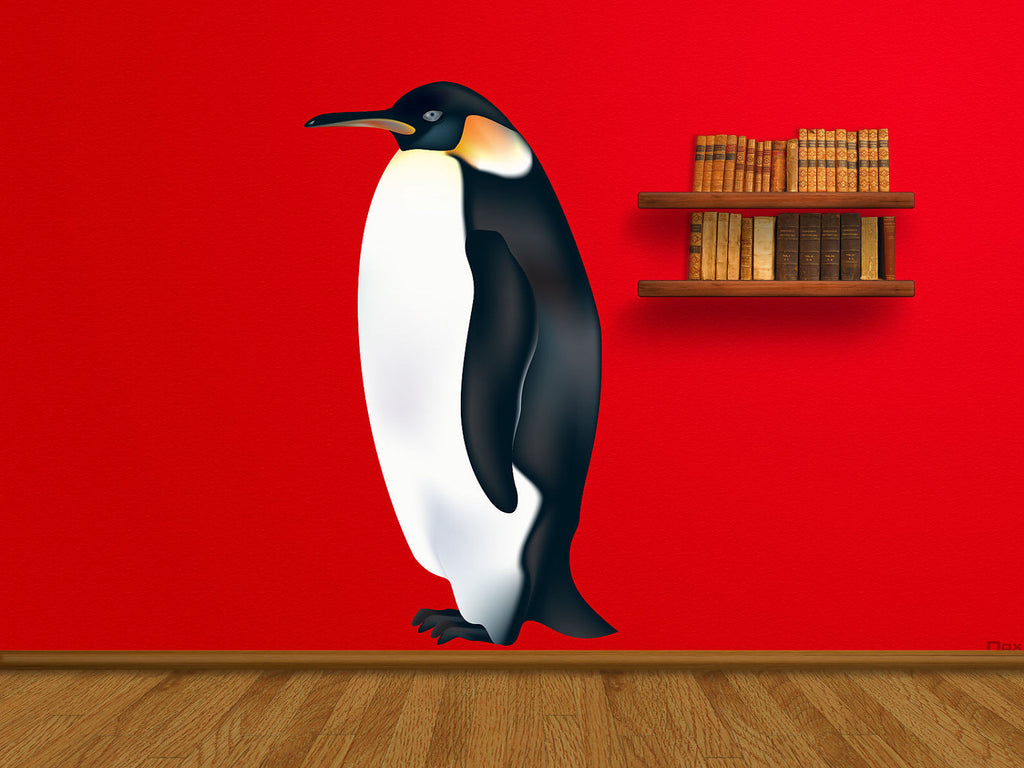 Penguin Full Color Decal, Penguin Full color sticker, wall art, cn 119