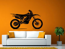 Load image into Gallery viewer, Sport Dirt Rally Bike Fast Motorcycle Racing Mountain Wall Window Sticker Decal Vinyl Silhouette Decor L1906
