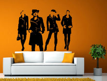 Load image into Gallery viewer, Fashion Shopping Style Woman Female Girl Dressing Design Swag Getup Wall Window Sticker Decal Vinyl Silhouette Decor L1913