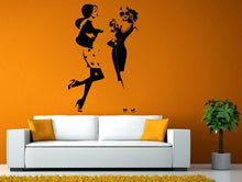 Load image into Gallery viewer, Fashion Shopping Style Woman Female Girl Dressing Design Swag Getup Wall Window Sticker Decal Vinyl Silhouette Decor L1915