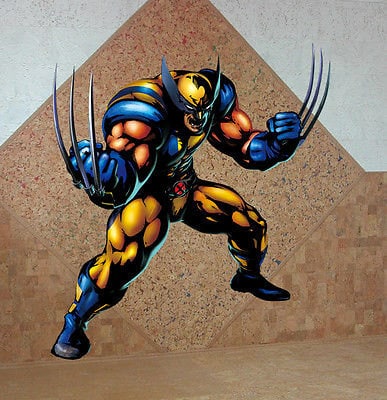 Wolverine Full Color Decal, X-Men Full Color Sticker, Wall Decal cn 162