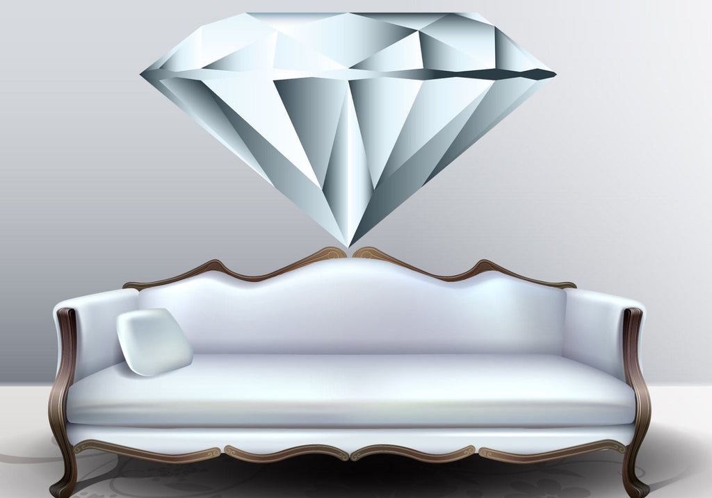 Diamond Full Color Decal, Diamond Full color sticker, Diamond wall art cn 172