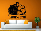 Fitness Gym Gymnasium Training Lifting Weights Work Out Wall or Window Sticker Decal Vinyl Fathead Mural Decor L1932