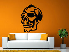 Load image into Gallery viewer, Pirate Skull Head Wall or Window Sticker Decal Vinyl Fathead Mural Decor L1952
