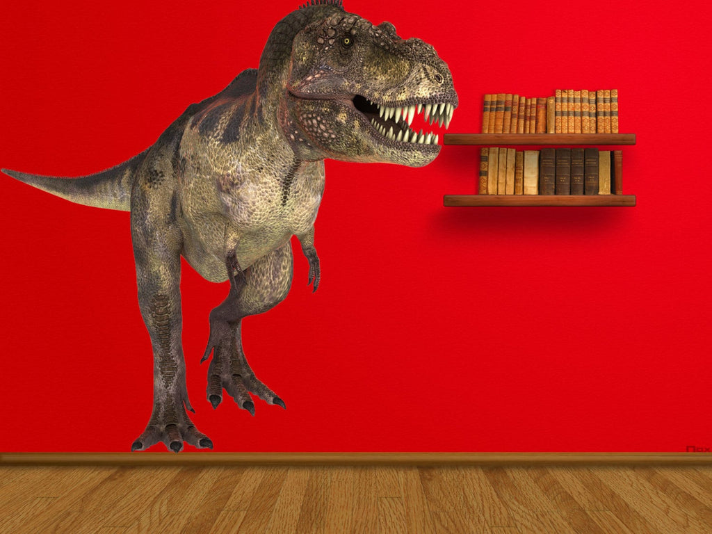 Dinosaur Full Color Decal, T-Rex Full color sticker, wall art cn 018