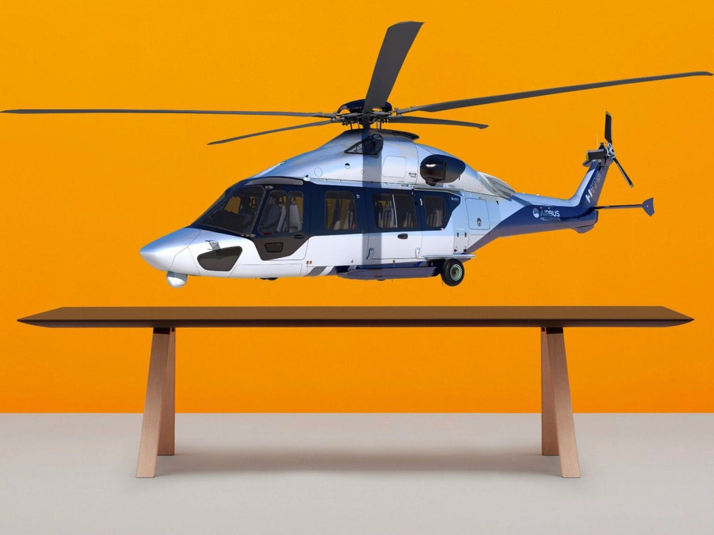 Helicopter Full Color Decal, Helicopter Full color sticker, wall art cn 037