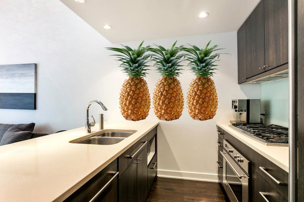 Pineapple Full Color Decal, Pineapple Full color sticker, wall art cn 044