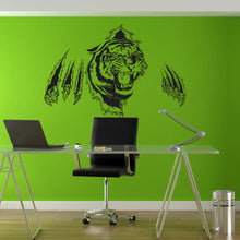 Load image into Gallery viewer, Tiger Huge Wall Sticker, Tiger Wall Decal, Wall Art, Tiger Wall Decor no 021