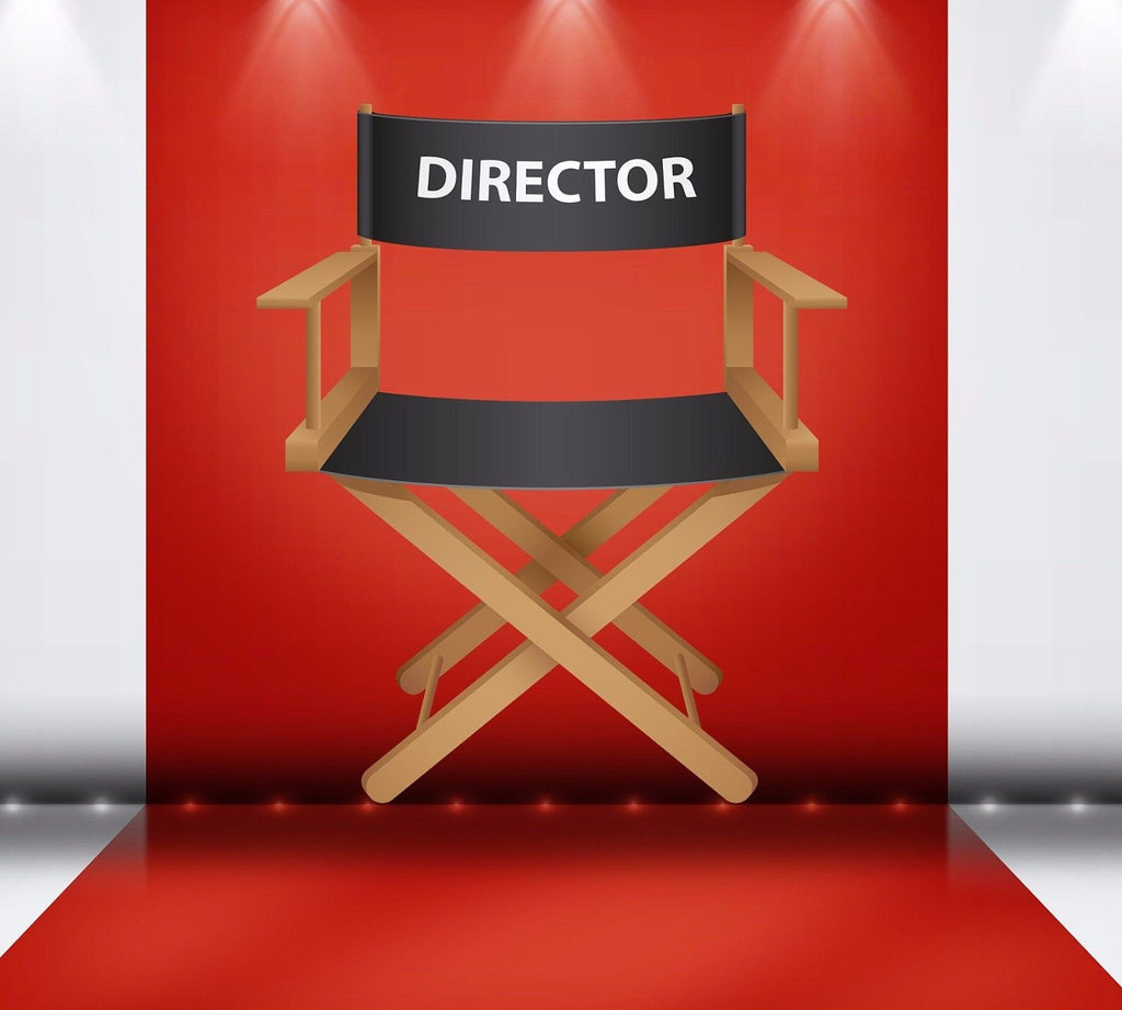 Director Chair Full Color Decal, Director Full color sticker, wall art, cn 095