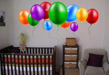 Load image into Gallery viewer, Nursery decal hot air balloon Balloon Children Full color sticker, wall art,