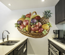 Load image into Gallery viewer, Fruit Basket Full Color Decal, Fruit Basket Full color sticker, wall art cn 178