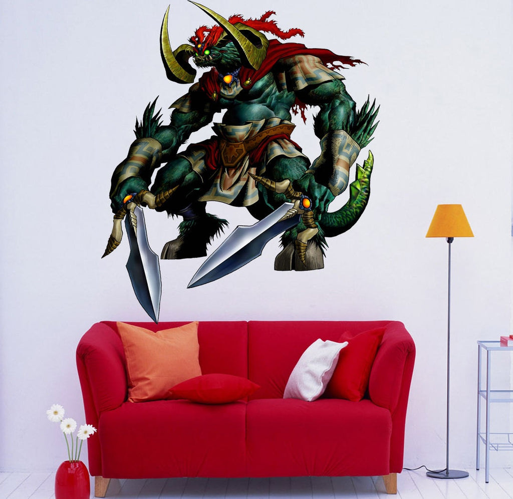 Ork Full Color Decal, Fantasy Hero Full color sticker, Goblin wall art, cn 168