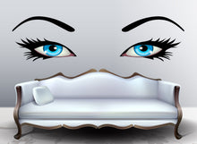 Load image into Gallery viewer, Sexy Eyes Full Color Decal, Sexy Eyes Full color sticker, Eyes wall art cn 170