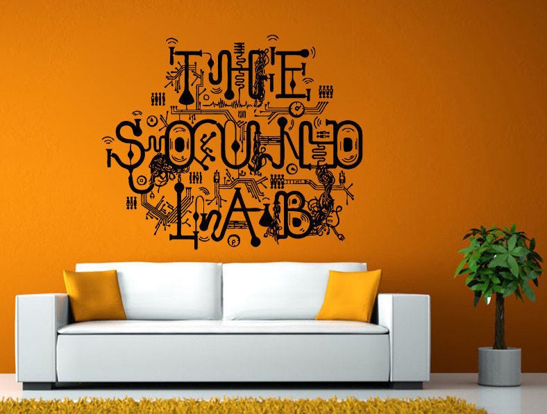The Sound Lab Electrical Circuit Board Wall or Window Sticker Decal Vinyl Fathead Mural Decor L2010